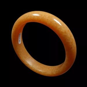 🎁Natural Jade Hand Carved Bangle FIRM$